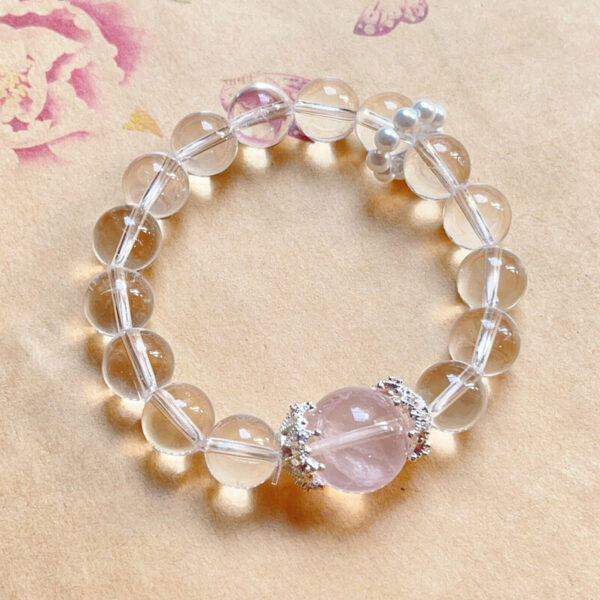 White crystal bracelet2