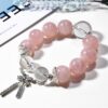 Bow studded diamond bracelet8