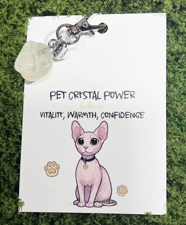 Cat's Paw Pendant Crystal