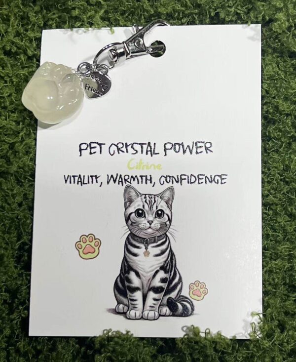 Cat's Paw Pendant Crystal