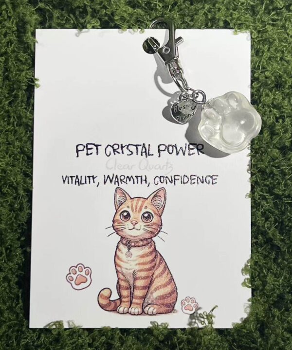 Cat's Paw Pendant Crystal