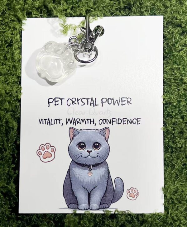 Cat's Paw Pendant Crystal