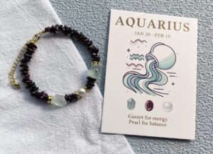 Twelve Constellations Energy Crystal Bracelet