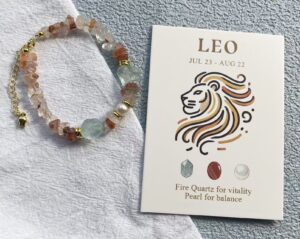 Twelve Constellations Energy Crystal Bracelet