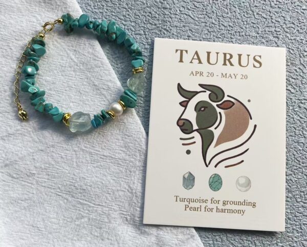 Twelve Constellations Energy Crystal Bracelet