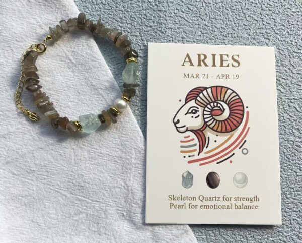 Twelve Constellations Energy Crystal Bracelet