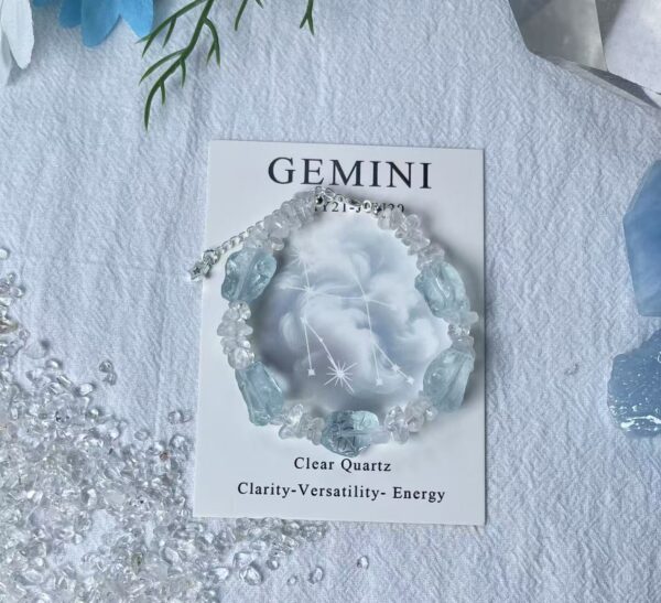 Irregular crystal bracelet