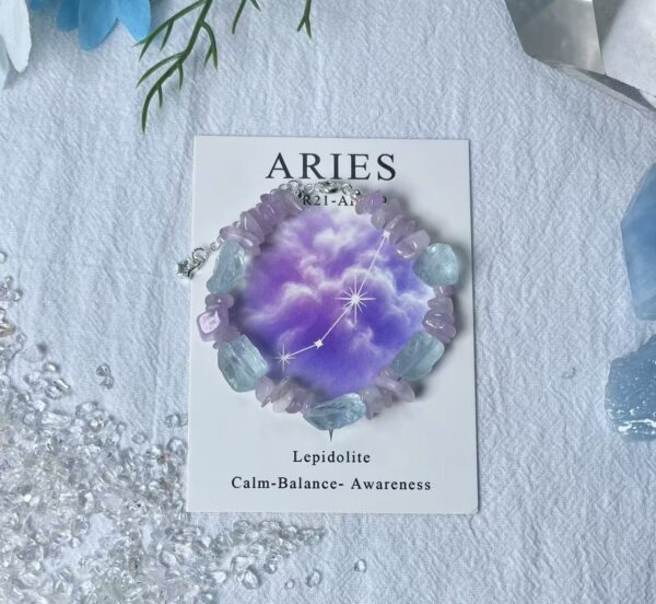 Irregular crystal bracelet